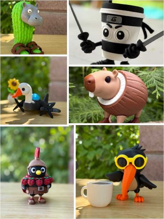 Фігурки, іграшки із Брейнрот (Brainrot), тралала, балерина капучіно