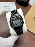Годинник Casio Vintage A159 Total Black | касіо A168 | часы касыо A159