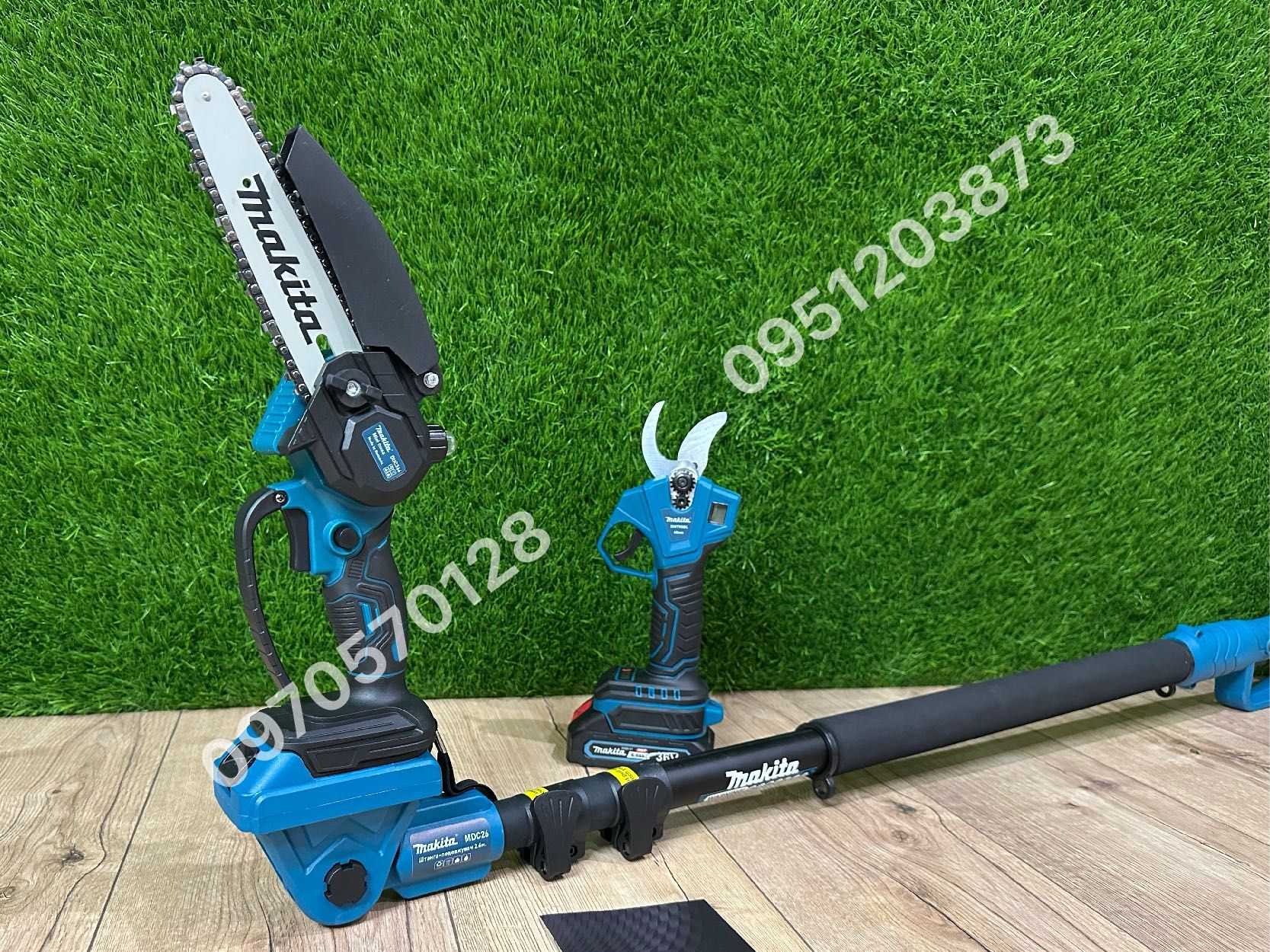 Набор 3/1 Makita Секатор DMT90BL Мини пилка DUC366 Удлинитель 36V 6Ah