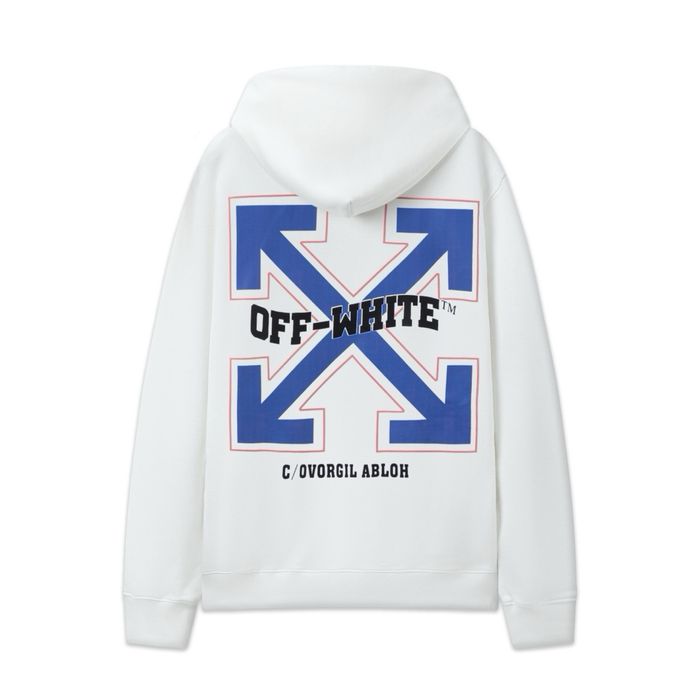 OFF-white оверсайз унисекс оригинал черное белое худи