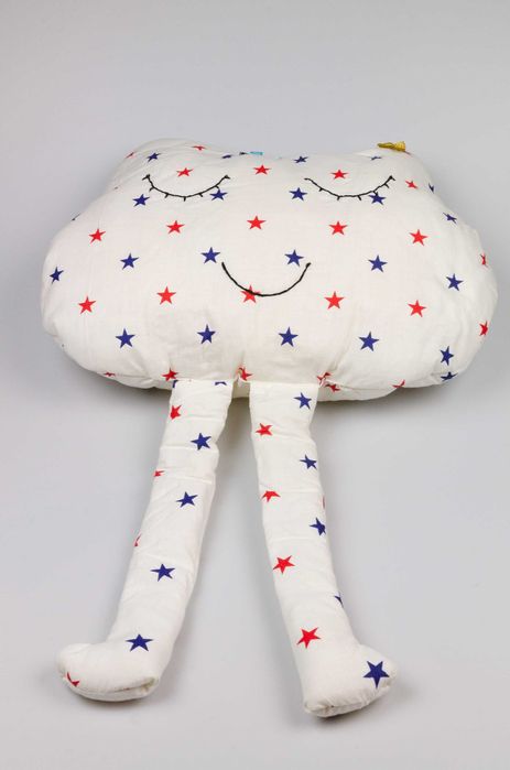 Szyta maskotka poduszka chmurka Handmade