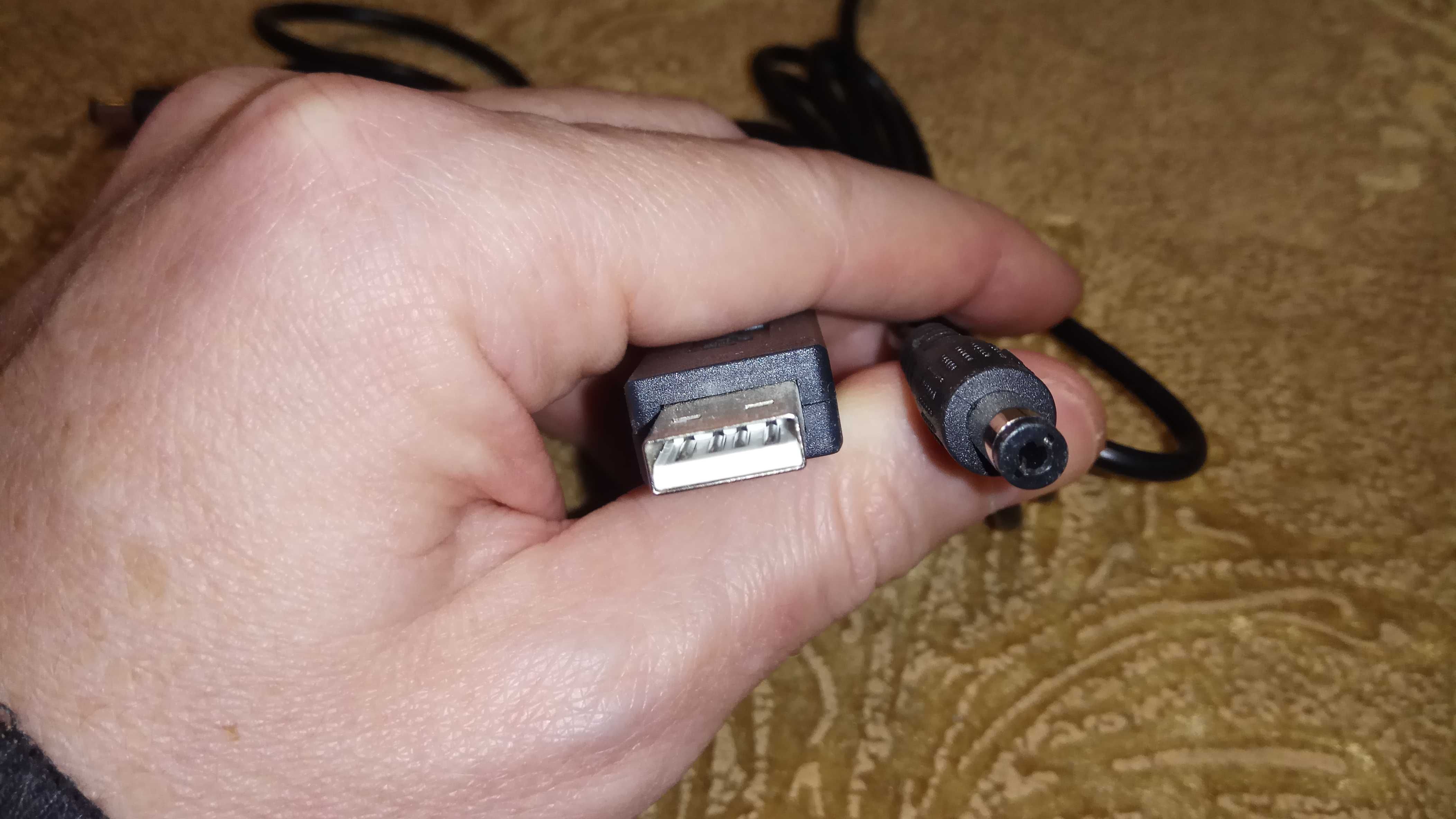 Кабель 9v або 12v для підключення роутерів від повер банку (2.1x5.5mm)