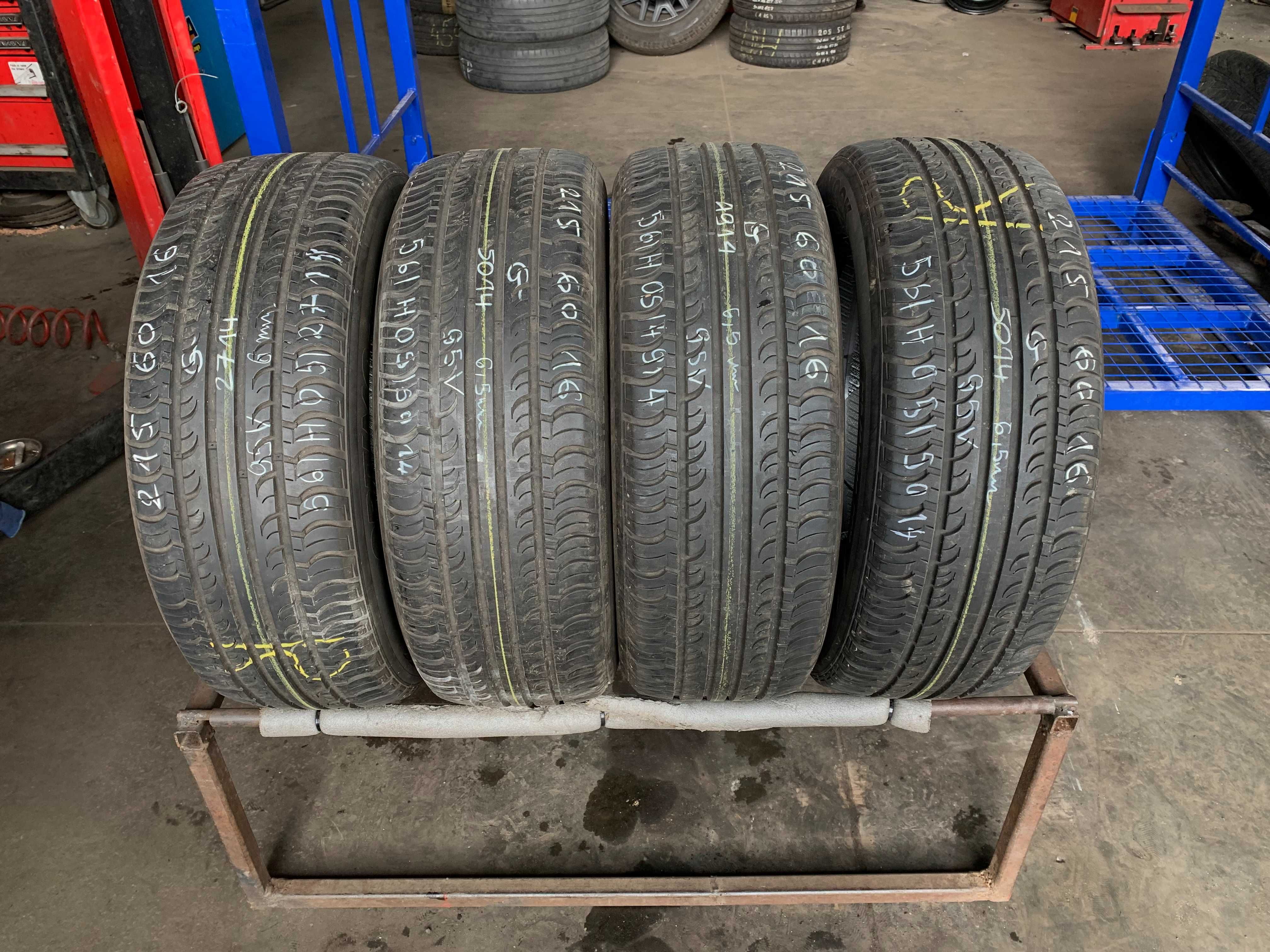 4 szt. opony używane 215/60r16 Hankook Optimo K415 Warszawa