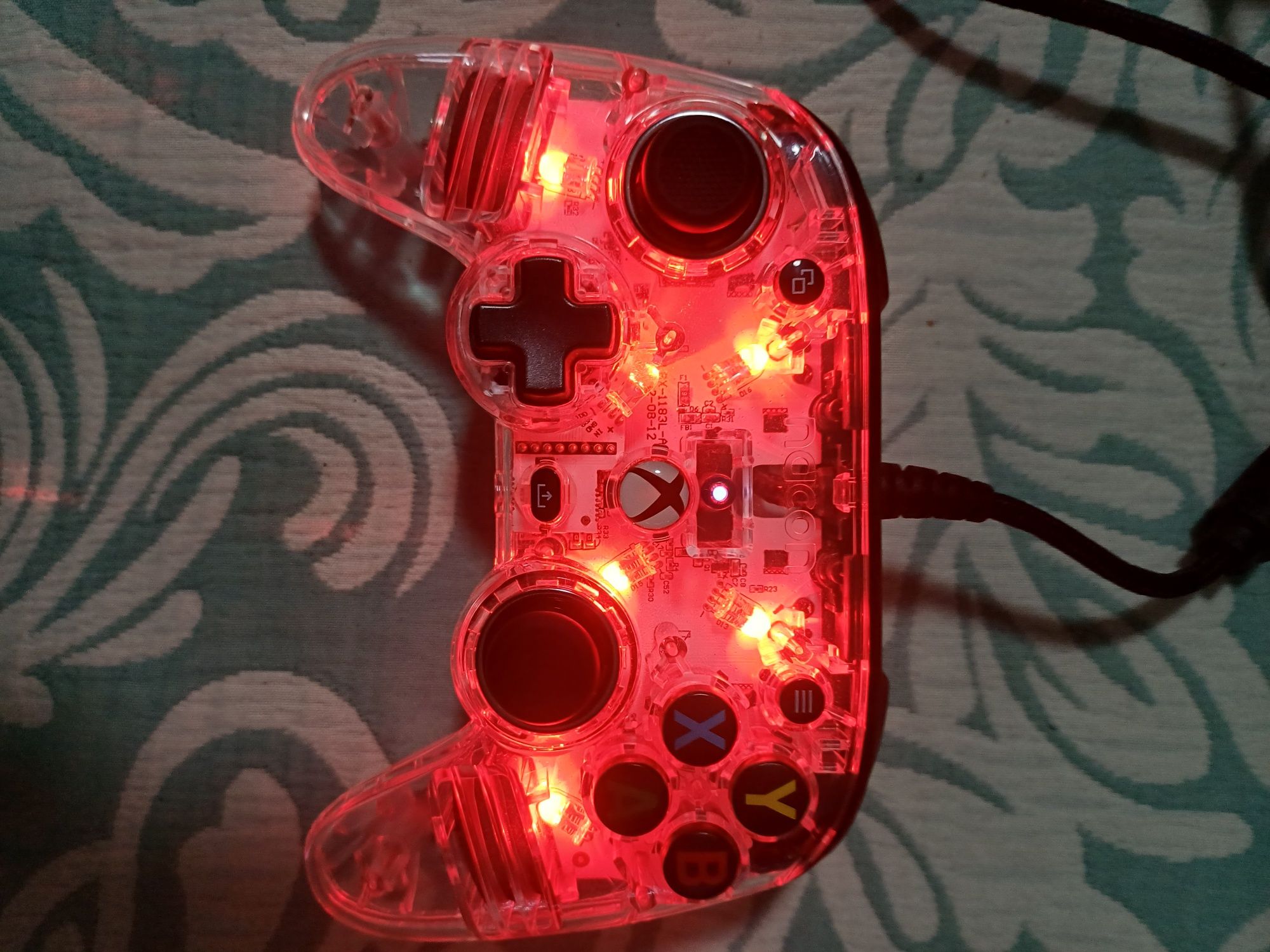 Comando Xbox como novo Pro inpact color ligth com 3 metros fio