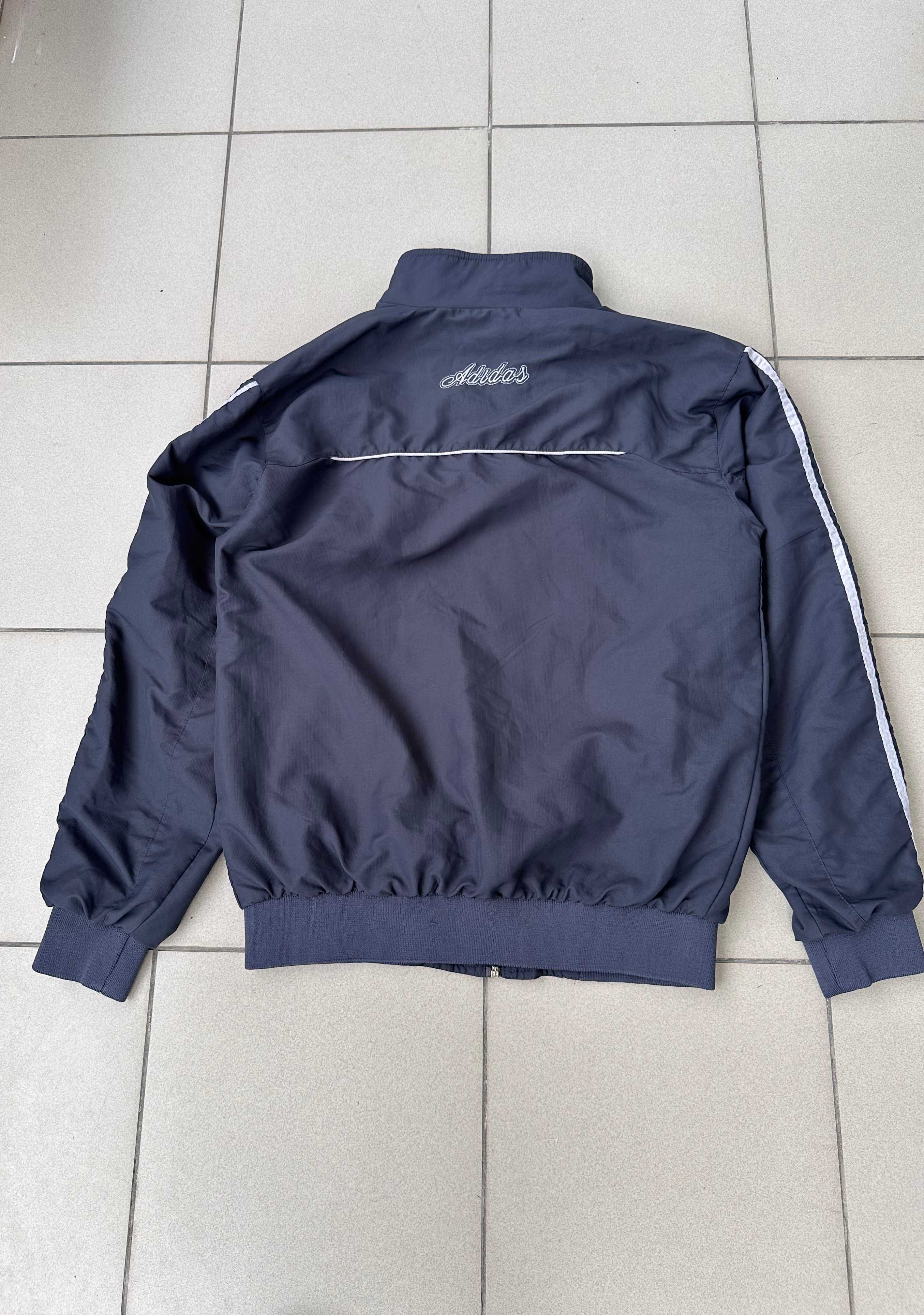 Kurtka adidas vintage wiatrówka ortalion retro 90s PRL r. L