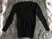 Vero Moda bluzka kardigan koszulka z dekoltem V czarna rozm. 40 L #3