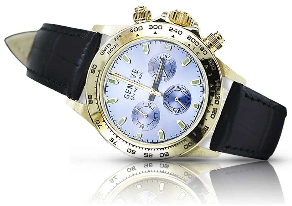 Złoty zegarek męski damski 14k 585 Geneve mw014ydbl Poznań biżuteria