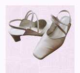 Gabor buty skora naturalna na obcasie obcas bezowe sandaly slubne 24.5