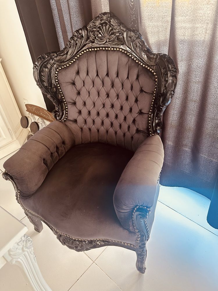 Barokowa sofa 2 fotele 4 krzesla retro meble