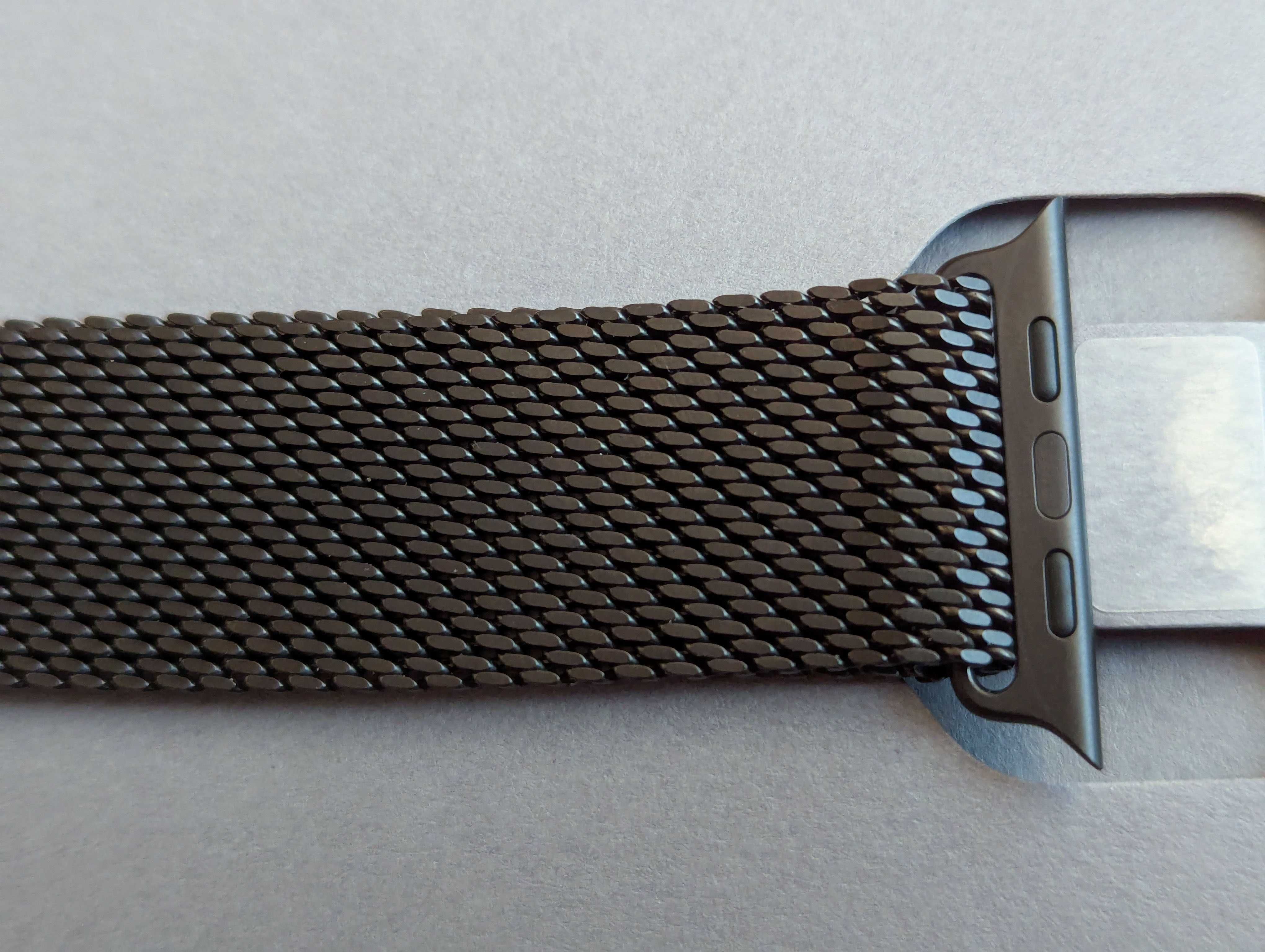 ‼️Bransoleta Black Titanium Milanese Loop do Apple Watch Ultra