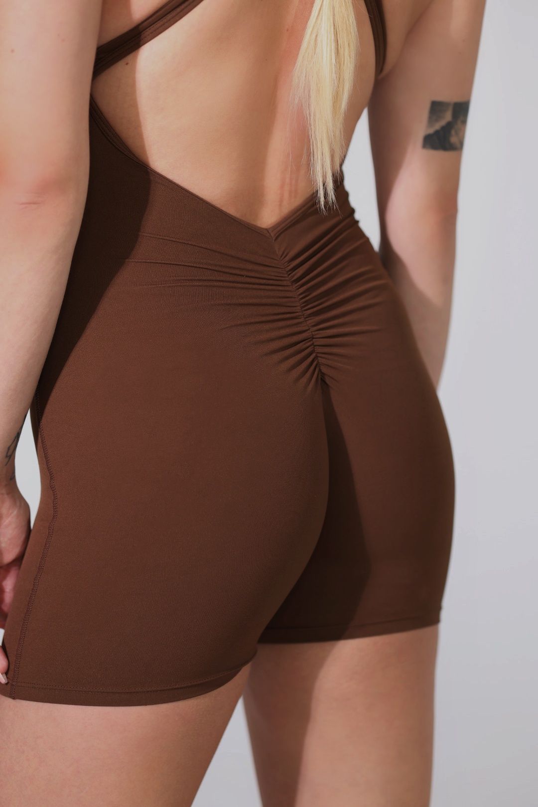 Kombinezon krótki dla joga/pilates/siłownia/fitness