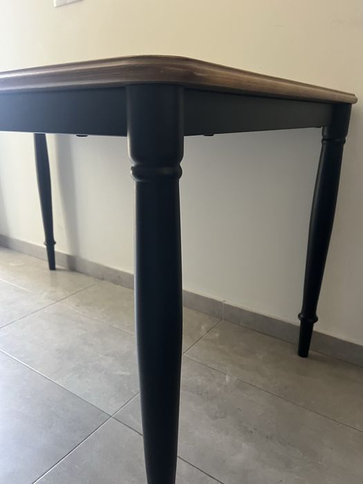 Mesa jantar base de ferro