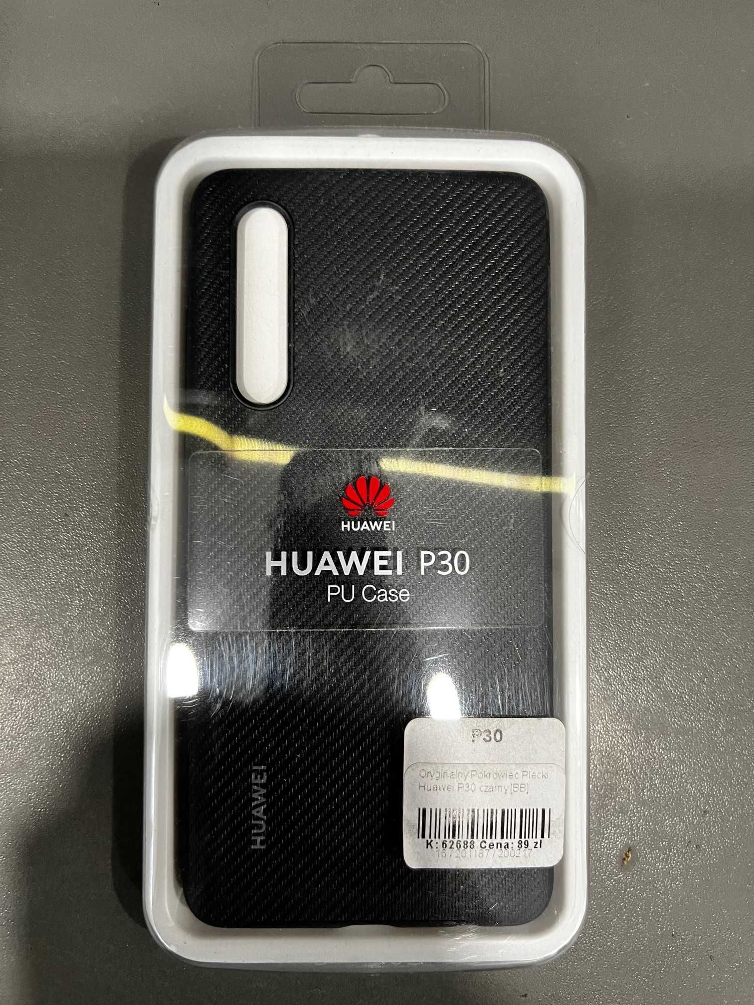 Oryginalne Etui PU Case Huawei P30 Black