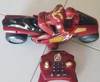 Moto telecomandada do Iron Man Avengens Disney DIVERTIDA