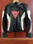 Jaqueta de moto em couro Dainese