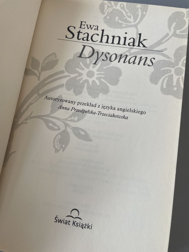 Ewa Stachniak Dysonans Potocka Krasiński Branicka romans