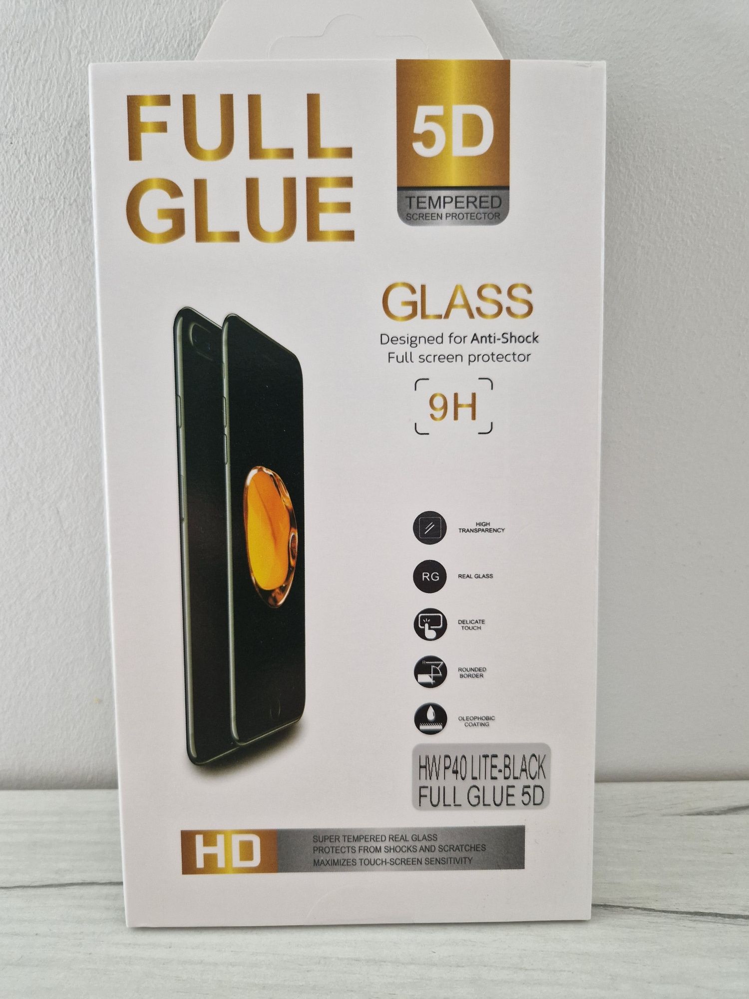 Hartowane szkło Full Glue 5D do HUAWEI P40 LITE