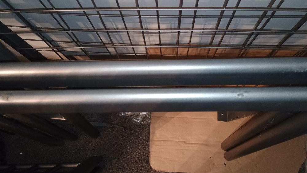 Łóżko piętrowe z biurkiem, Ikea SVARTA 90x200 cm