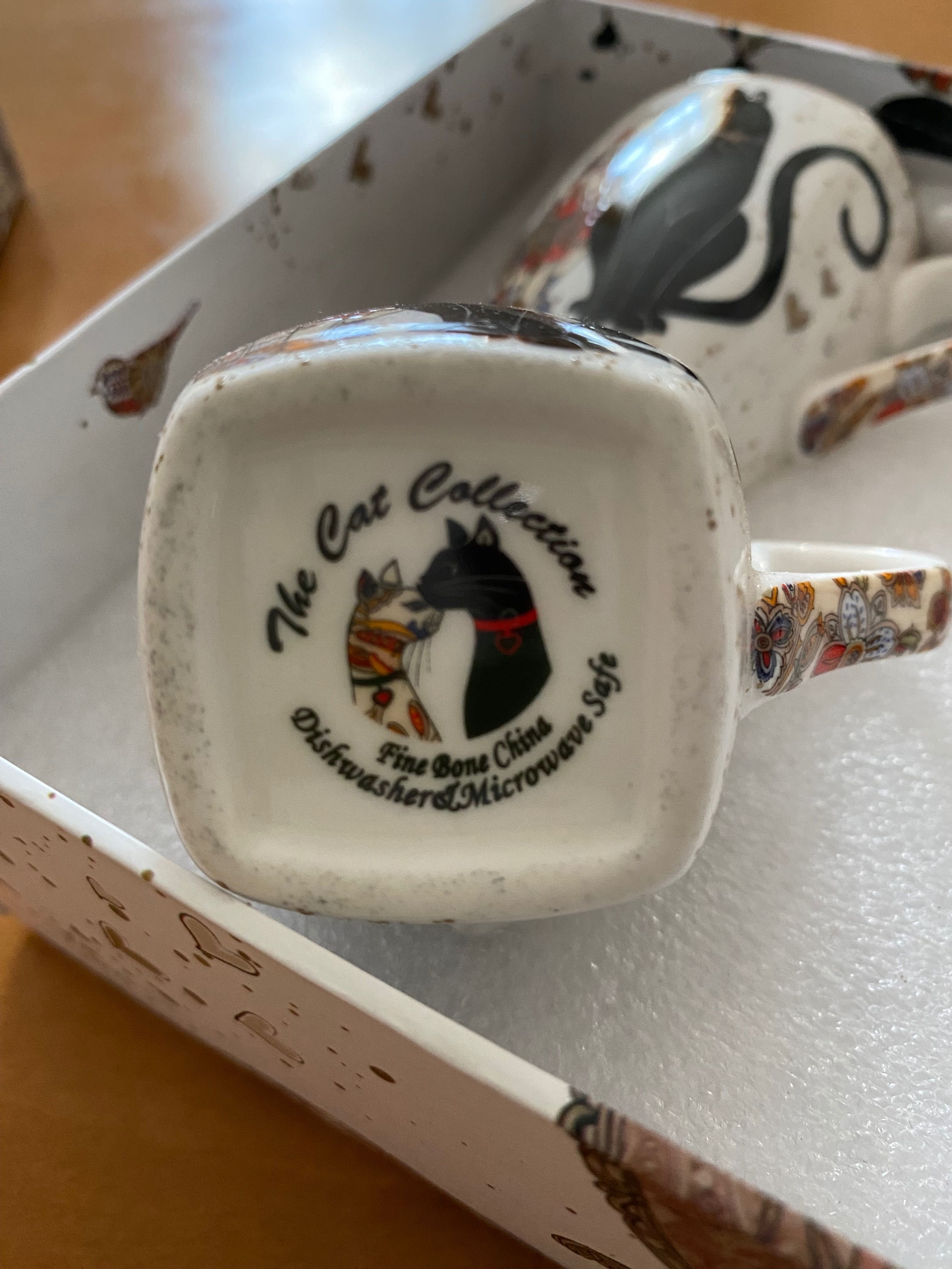 Zestaw porcelanowych filiżanek do espresso Queen Isabell