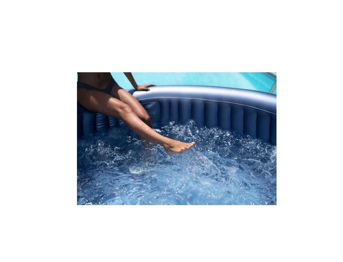 Duże Jacuzzi Ogrodowe 8 osobowe Mspa Bergen 224cm UVC Regulowane bąble