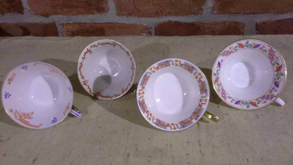 Filiżanki Rosenthal,Hutschenreuther, Paul Miller,Saxonia, Art Deco