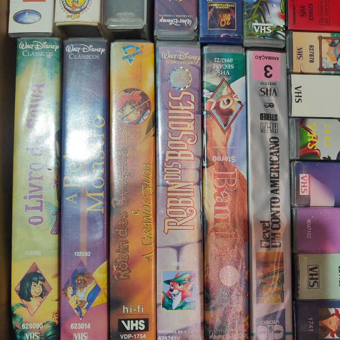 Lote Vhs Infantil 1 - Ver lista Abaixo - PROMOÇÂO 1 €