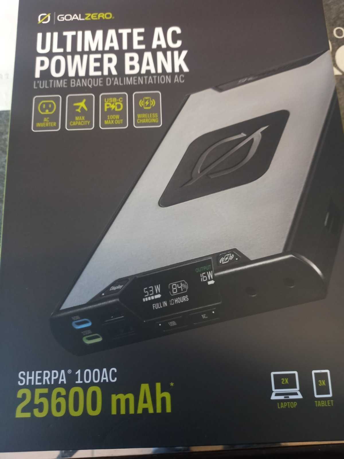 Зарядний пристрій Goal Zero New Sherpa 100AC Power Bank