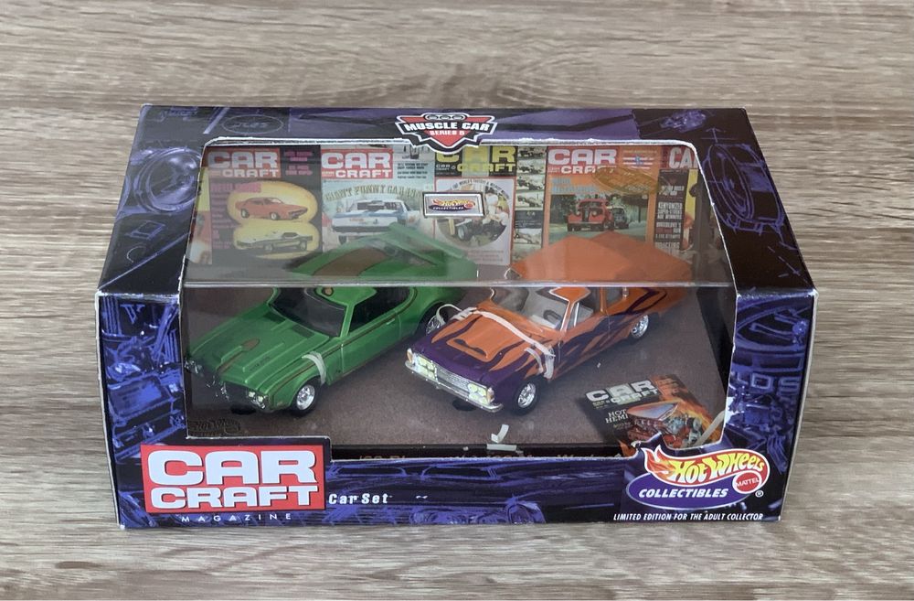 Hot wheels COLLECTIBLES CAR CRAF MAGAZINE car set muscle car series 5