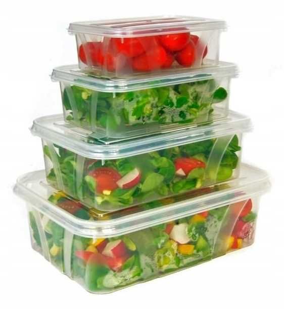 pojemnik master food - kpl transparent