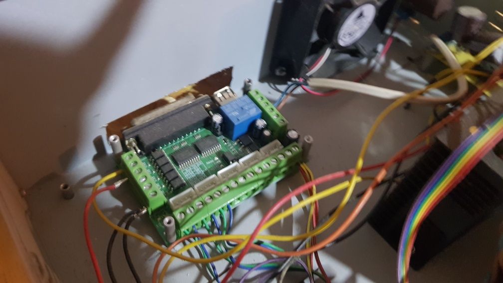Sterownie CNC pod mach3D sterownik LPT 3 lub 4 osie mocny zasilacz