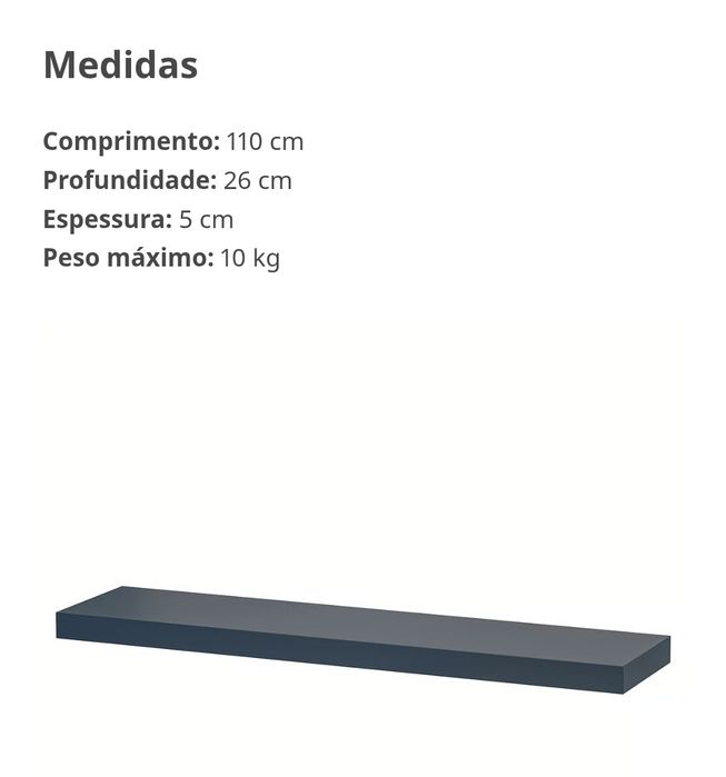 Estantes de parede LACK