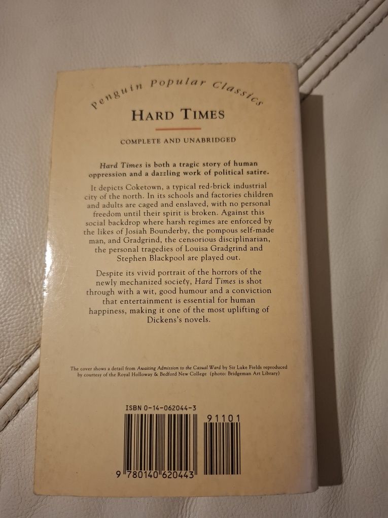 "Hard Times" Charles Dickens