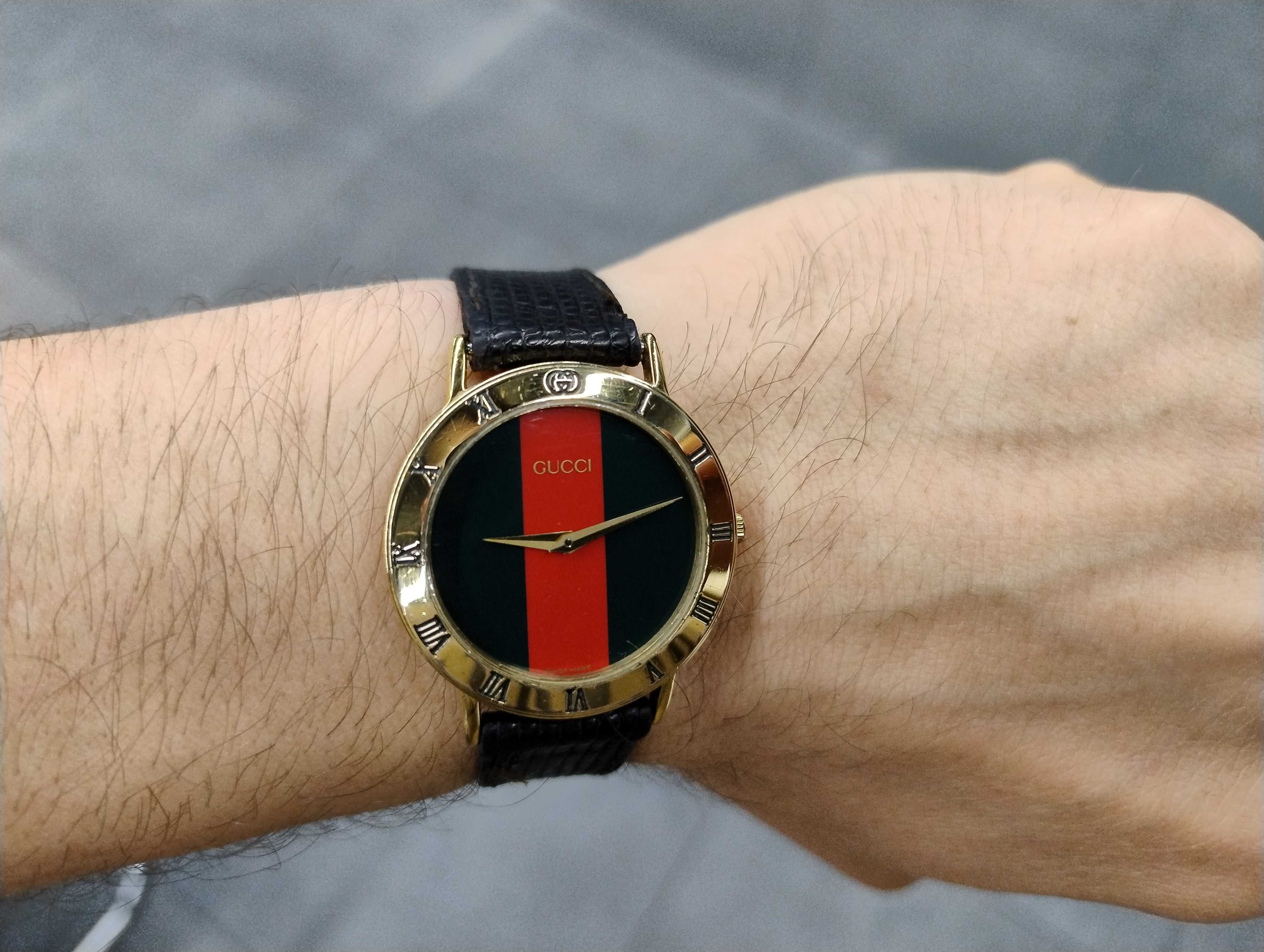 Oryginalny zegarek GUCCI Paolo Gucci Piękny Model Pudełko !! Rarytas !