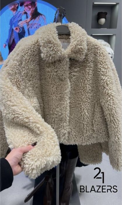 Куртка шубка бомбер papaya овчина тедді шуба