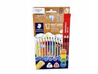 Kredki ołówkowe trójkątne Staedtler Noris Jumbo 10 sztuk + gratis