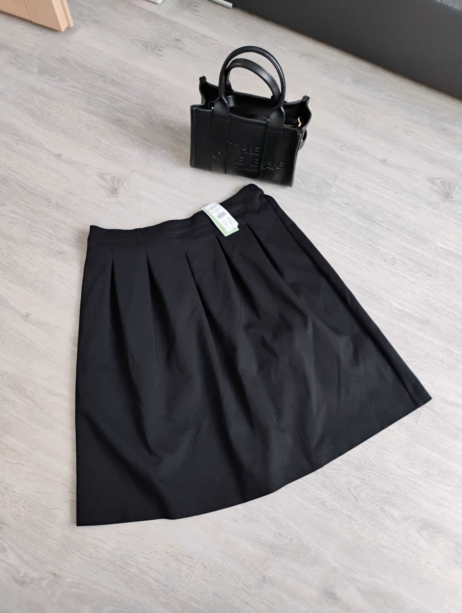 Spódniczka midi KappAhl nowa 40 L czarna elegancka wizytowa nowa