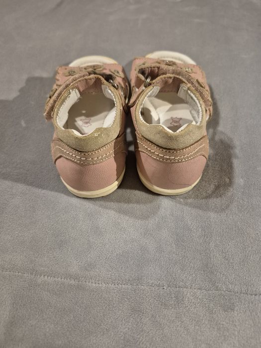 Skórzane sandały na rzepy, Lasocki Kids, r.21