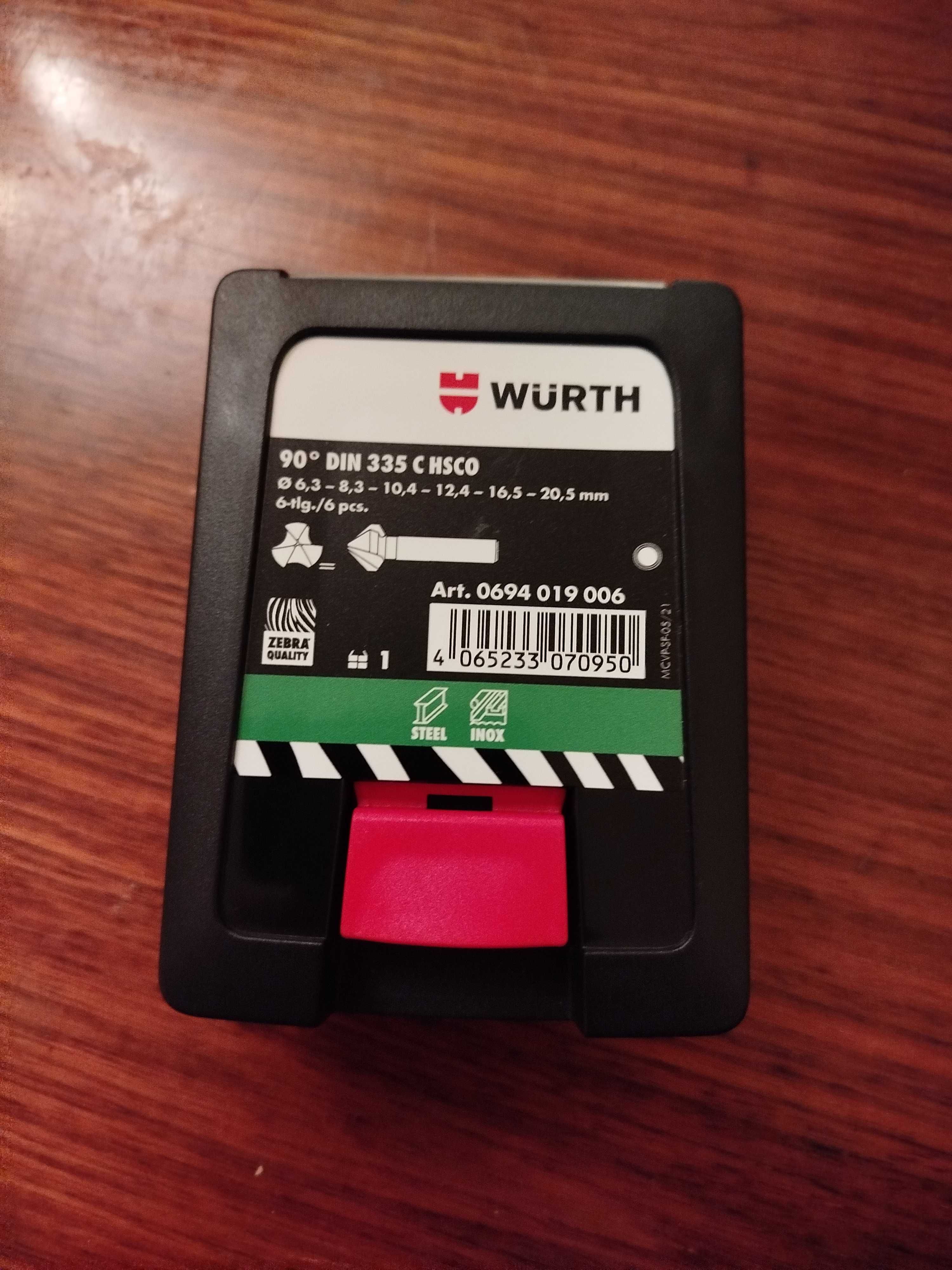 WURTH Conical countersnik assortment