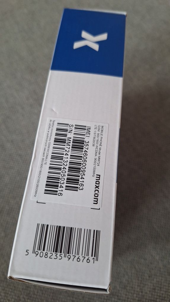 Nowy telefon maxcom MM724