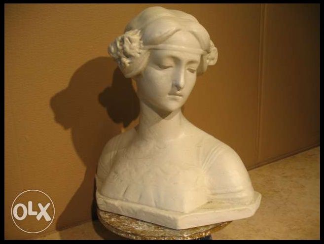 Figura secesyjna, popiersie, rzeźba