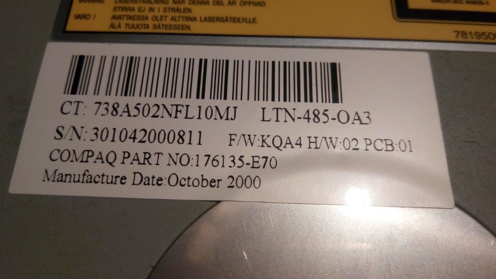 CD ROM Ltn - 485