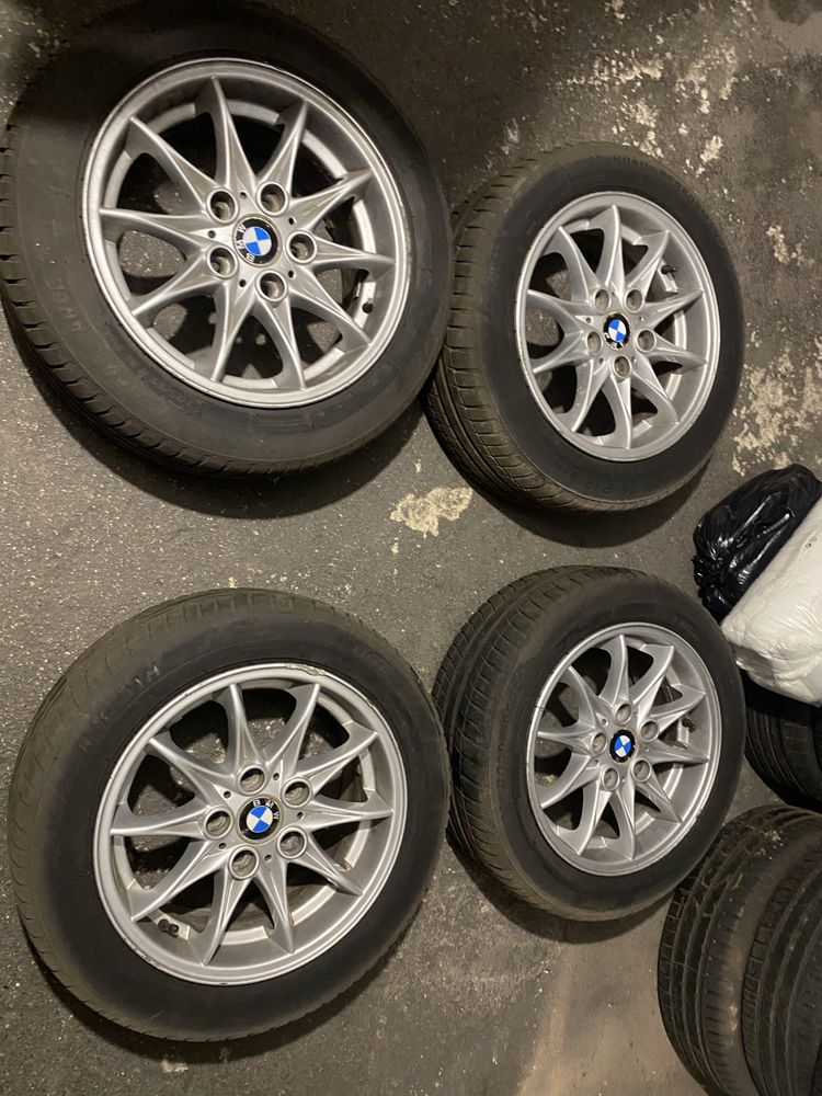 felgi 16 plus opony letnie bmw e46