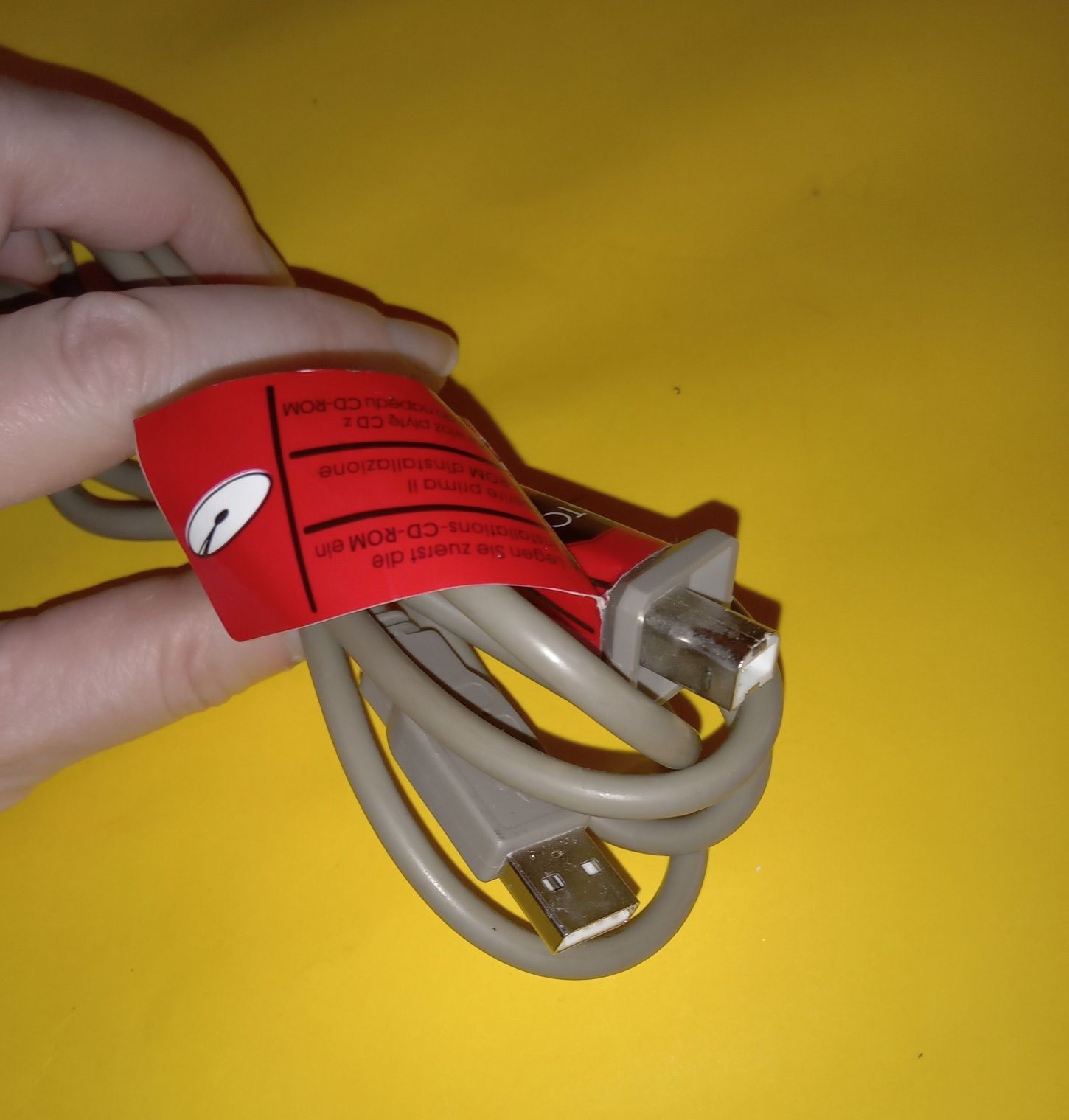 Sprzedam kabel USB do drukarki typ chyba A