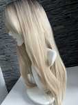Nowa peruka jasny blond premium włosy długie gęste jak naturalne
