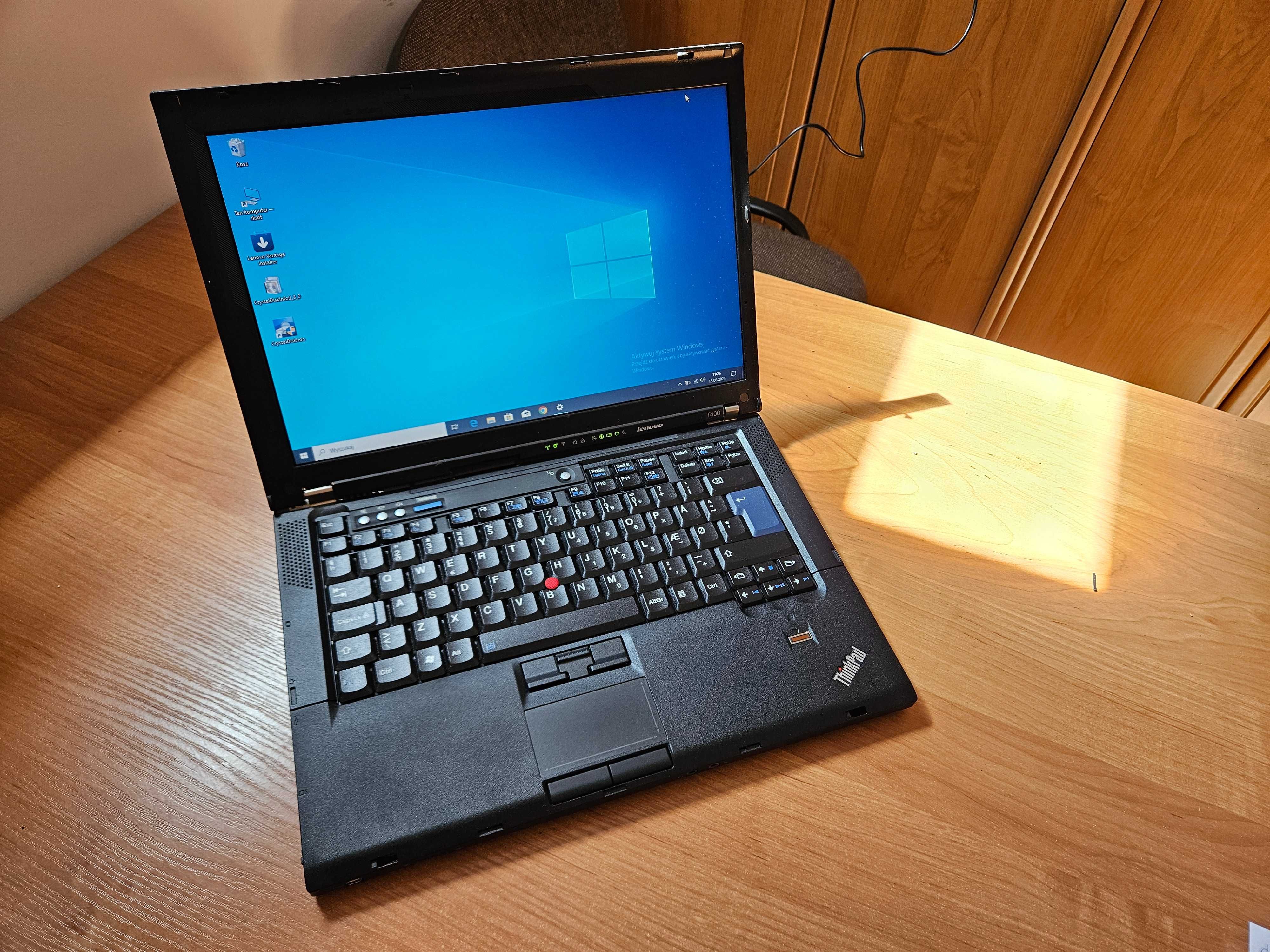 Laptop Lenovo dysk SSD 128GB 500GB windows 10 gry nauka do diagnostyki