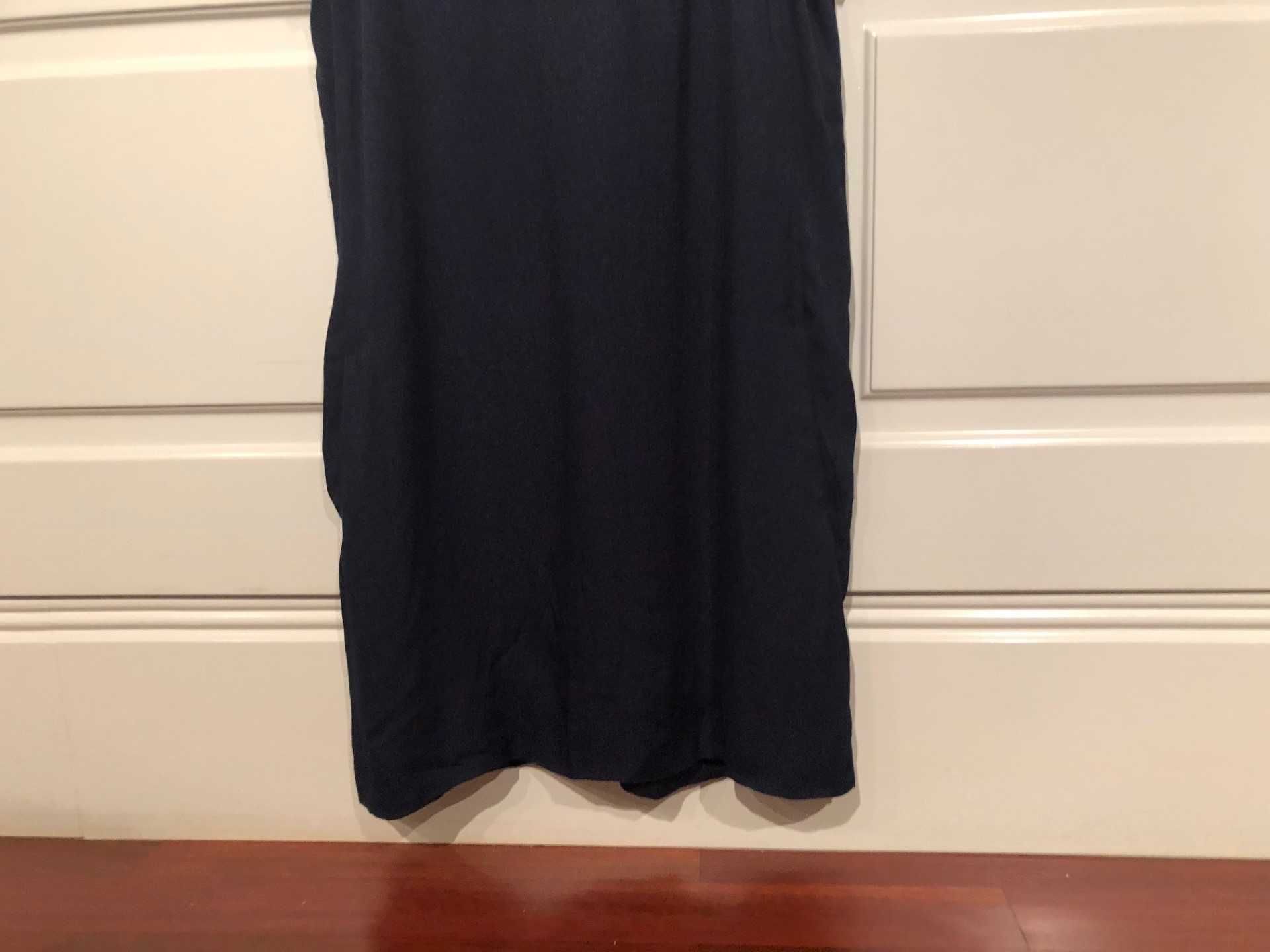 vestido azul escuro  muito original marca TINTORETO  S