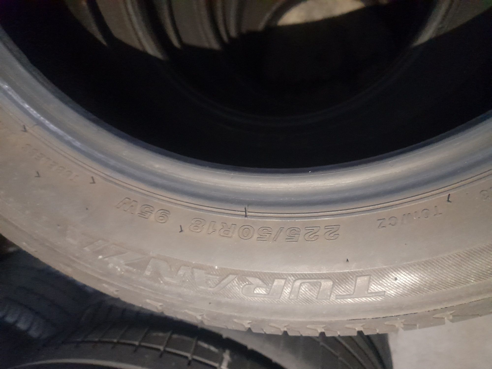 225/50 R18 BRIDGESTONE Turanza T001 Run Flat, Літні шини б/у, Склад