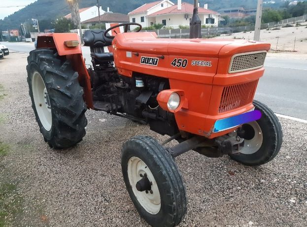 Tractor Fiat 450, 45cv, Matrícula,  impecável. 
5250€