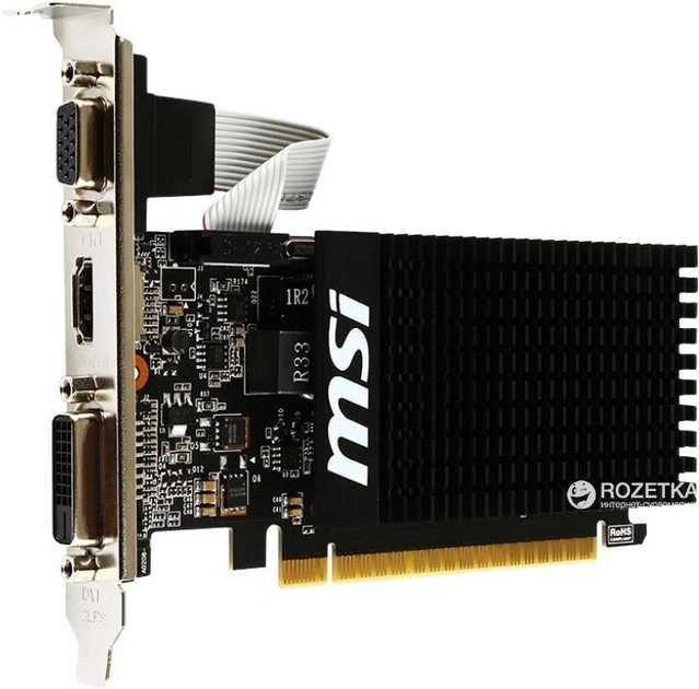 Відеокарта Відеокарта MSI PCI-Ex GeForce GT 710 2048 MB DDR3 (64bit)