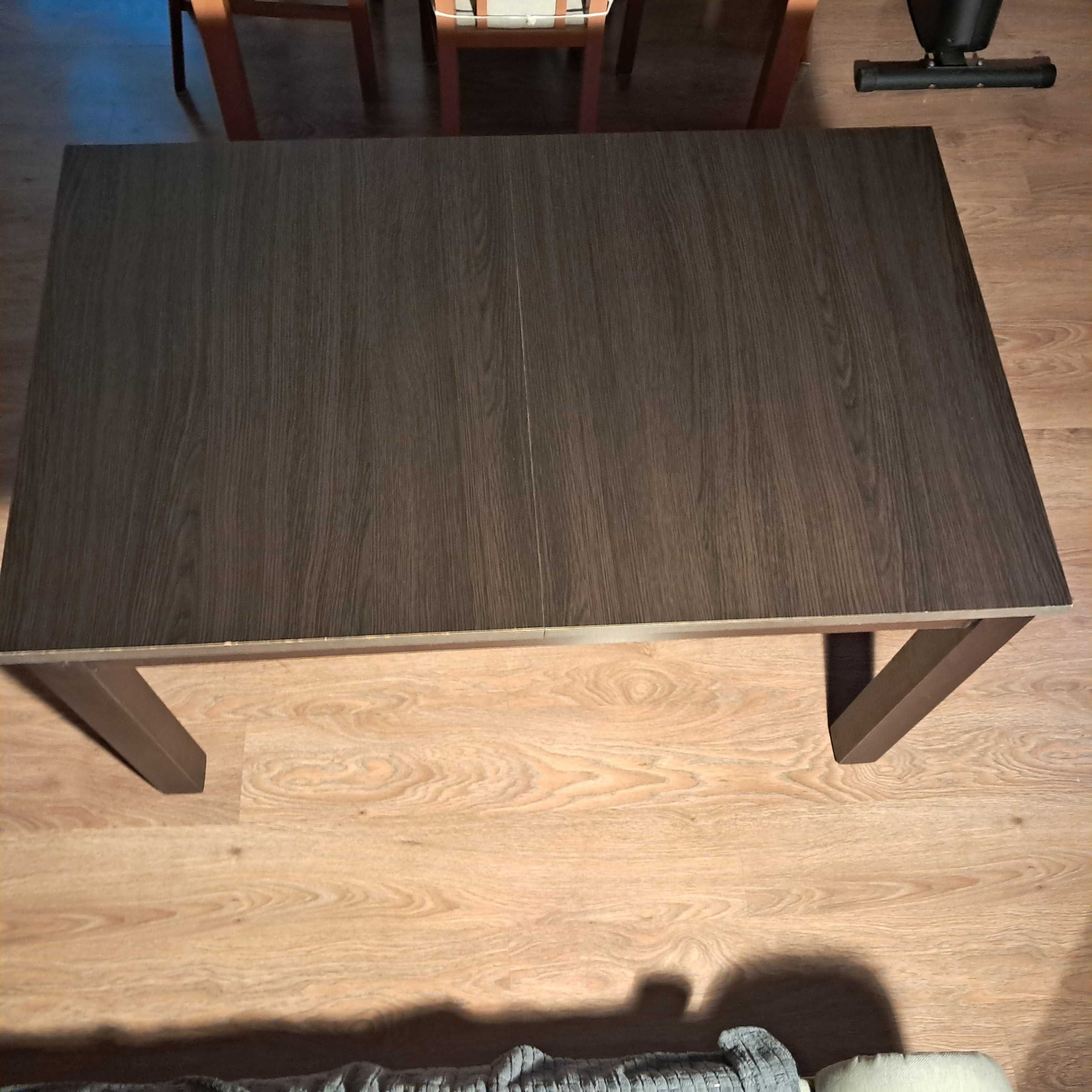 Stół rozkładany WENGE 130cm/180cm x 80cm x 76cm Nogi lite drewno